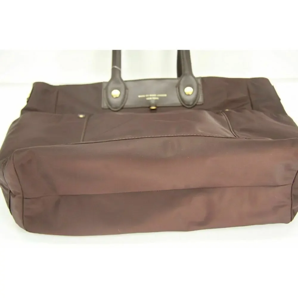 Marc Jacobs by Brown Preppy Nylon Eliz-a-baby Tote bag Shopper Logo